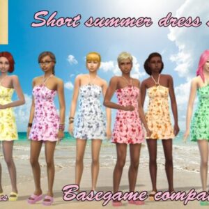 Ensemble de robe d'été courte 8