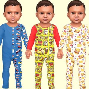 Bodysuit Nourriture Savoureuse pour Bébé
