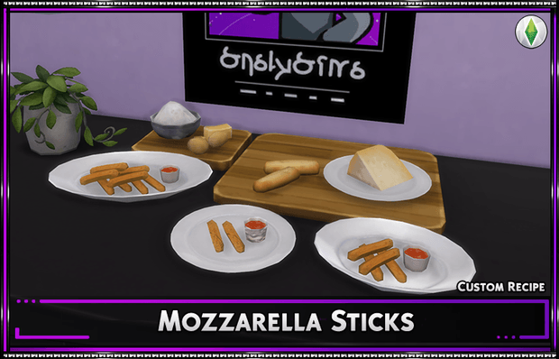 Recette personnalisée : Bâtonnets de mozzarella