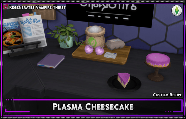 Recette personnalisée : Cheesecake de plasma