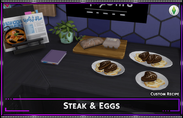 Recette personnalisée : Steak et œufs