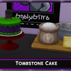 Recette personnalisée : Gâteau Pierre Tombale