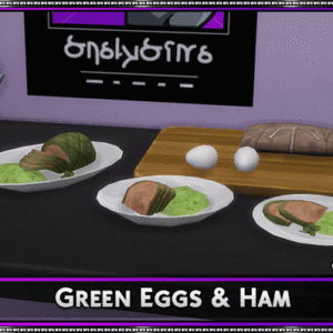 Recette personnalisée : Oeufs verts et jambon
