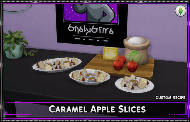 Recette personnalisée : Tranches de pomme au caramel