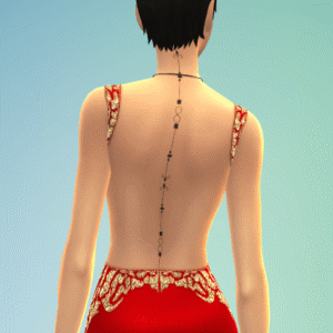 FST1707 Tatouage dorsal pour Sim féminin Jeu De Base