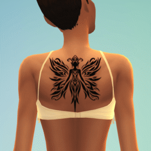 Tatouage de fées dans le haut du dos (Jeu de base)