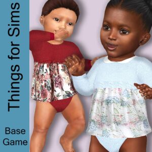 Haut de pyjama en tricot pour bébé