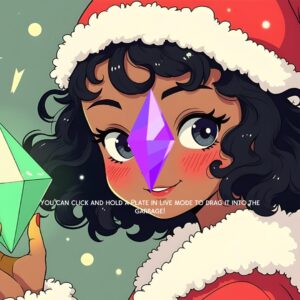 Écran de chargement Plumbob de Noël V1 par FatalRoseCreations