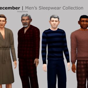 Collection de pyjamas pour hommes de décembre - [ JEU DE BASE ]