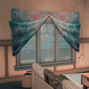 Rideaux détruits