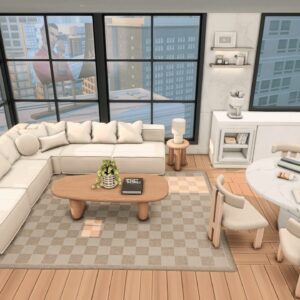 Appartement du propriétaire de la boutique de mode