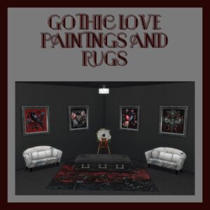 Amour Gothique - Peintures et Tapis
