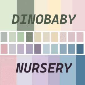 Couleurs de murs de la crèche DinoBaby (avec plinthe)