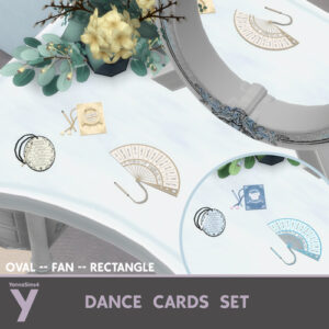 Cartes de danse, Ensemble inspiré de Bridgerton