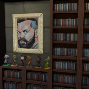 Portrait d'art fan de science-fiction