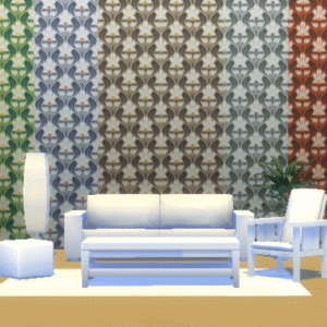 Vintage Rétro Floral