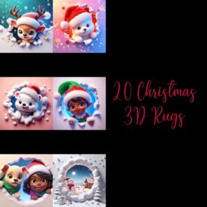 Tapis 3D de Noël