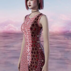 Mise à jour de la robe sexy et edgy de Gromet avec des perles