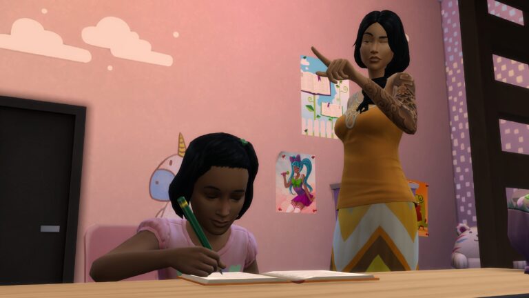 L'école chez Les Sims 4