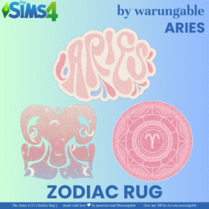 Tapis Zodiaque - Bélier par Warungable