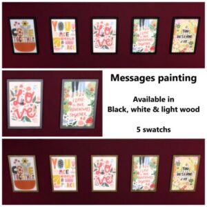 Messages de peinture