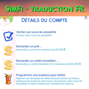 Extension SimFi par Plumlace - Trad FR