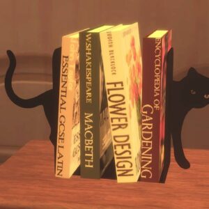 Collection de supports à livres en métal