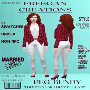 Ensemble Cardigan à ceinture Peggy Bundy
