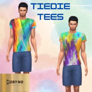 T-shirts Tiedie - Compatible avec le jeu de base