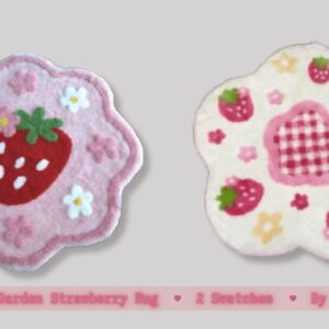 Tapis Fraise Jardin Maternel