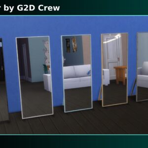 Miroir mural par G2D Crew