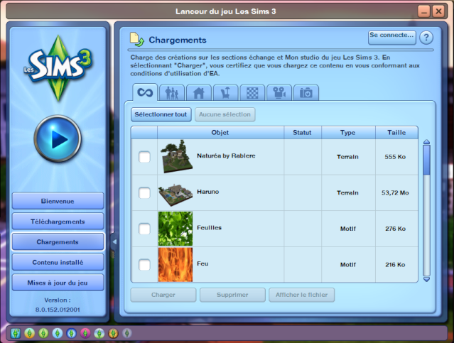 Comment partager du contenu personnalisé (Sims3Pack) ?