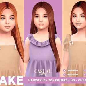Casual Sims - Coiffure Lac pour Enfants