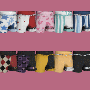 NANA7 - Shorts courts asymétriques pour enfants