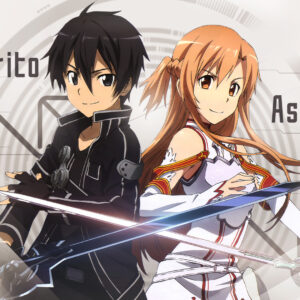 Écran de chargement de Kirito et Asuna SAO