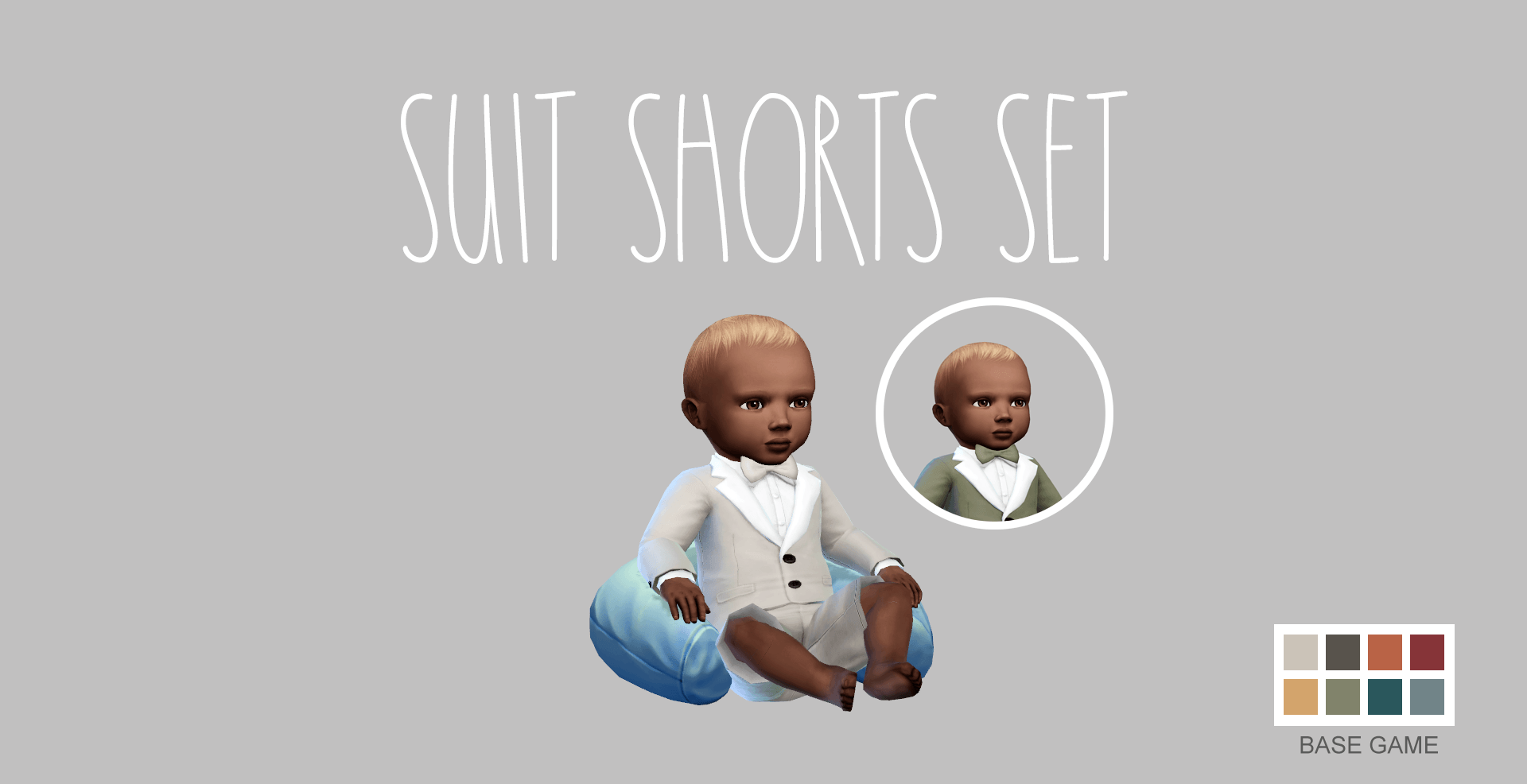 Ensemble de short et de combinaison pour bébé [Jeu de base]