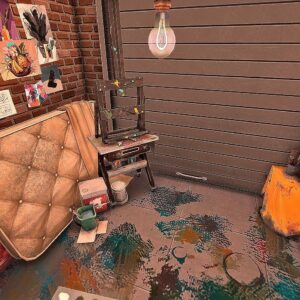 Pièce de peinture en désordre SANS CC