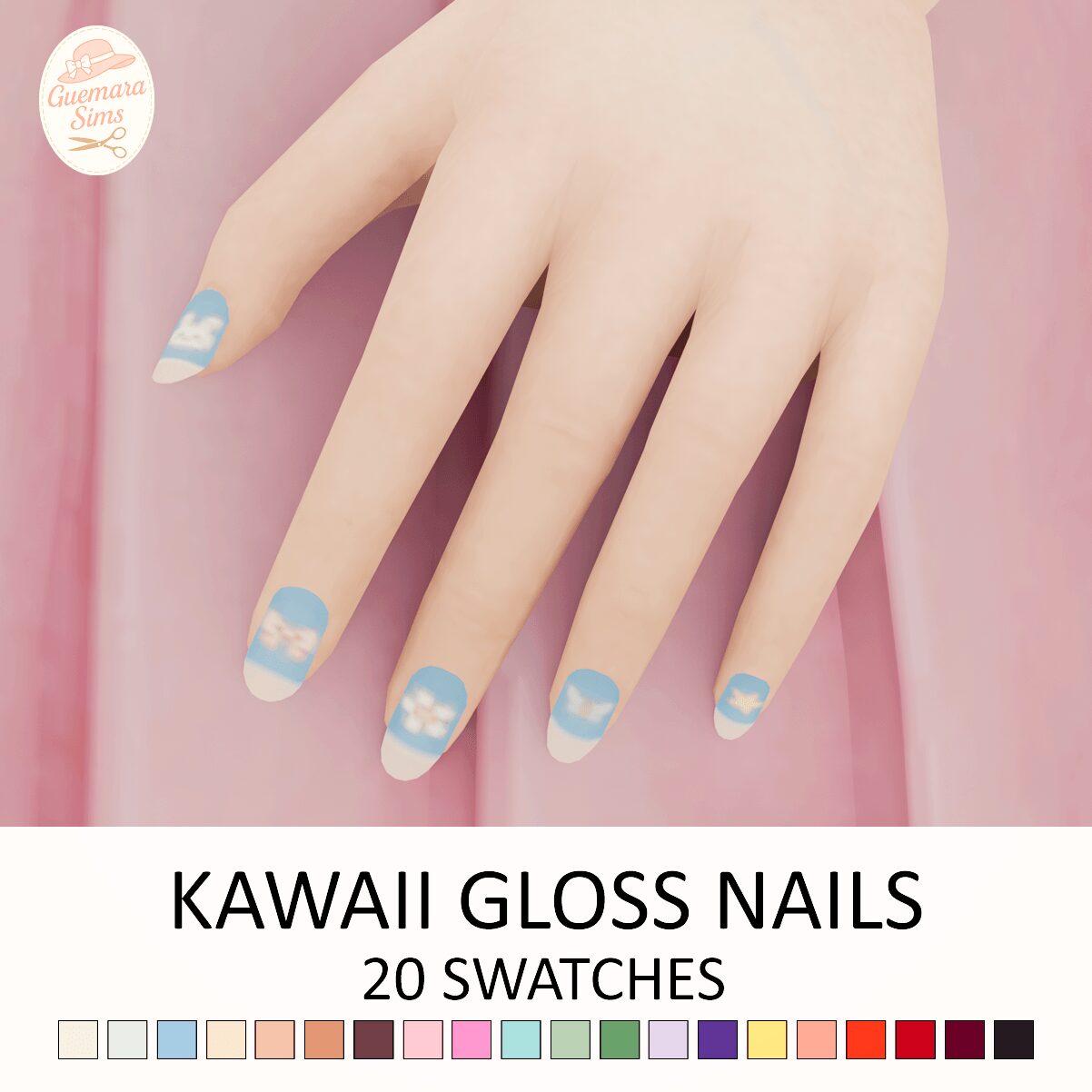 Ongles Glossy Mignon