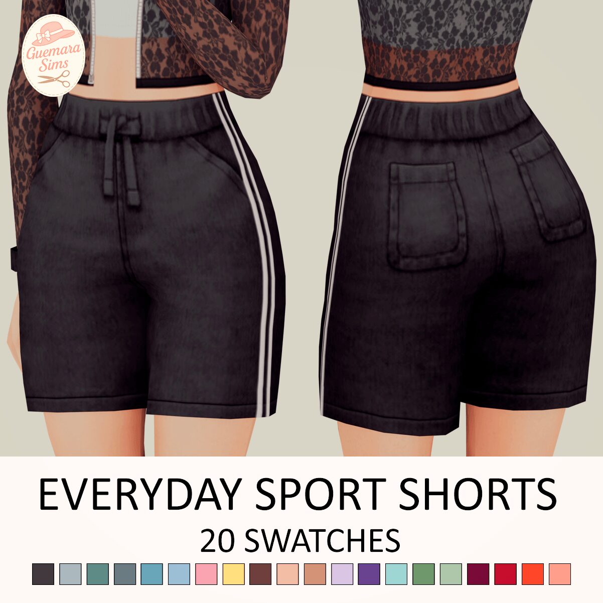 Shorts de sport quotidiens