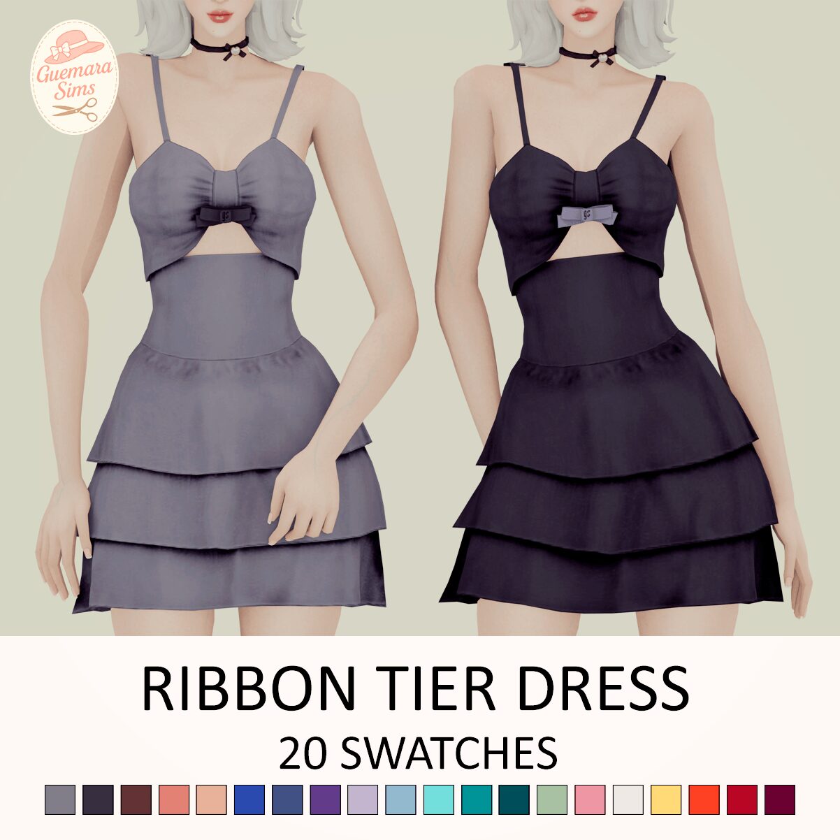 Robe à rubans