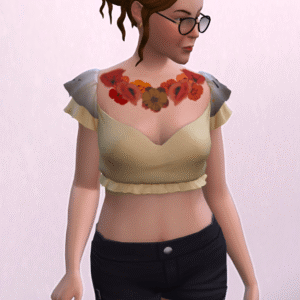 Poppies gilet tatoué
