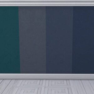 Peinture murale dans un style sombre et gothique - partie 9 - bordure en bois blanc (EA) - BG, Maxis Match