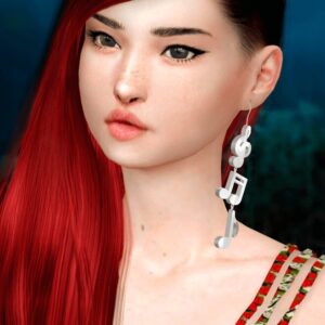 Boucles d'oreilles Note de musique