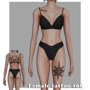 Pack de tatouages féminins #4