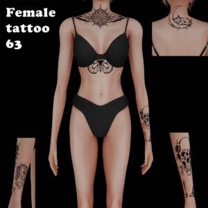 Femme tatouée #63