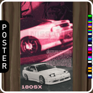 Affiche 180SX Nights