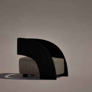 Fauteuil Arcadia - Suede Noir
