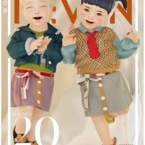 Jupe à boutons devant avec ceinture à nœud papillon classique pour enfant
