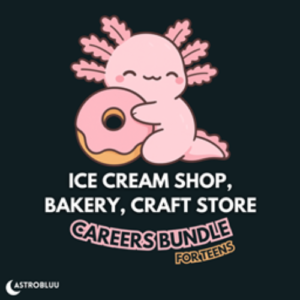 Bundles de carrières pour ados Magasin de glaces, boulangerie, boutique d'artisanat d'Astrobluu