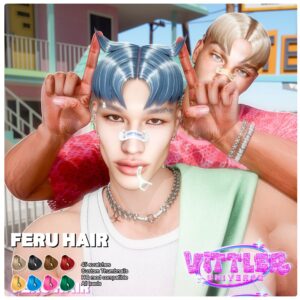 Cheveux masculins Feru